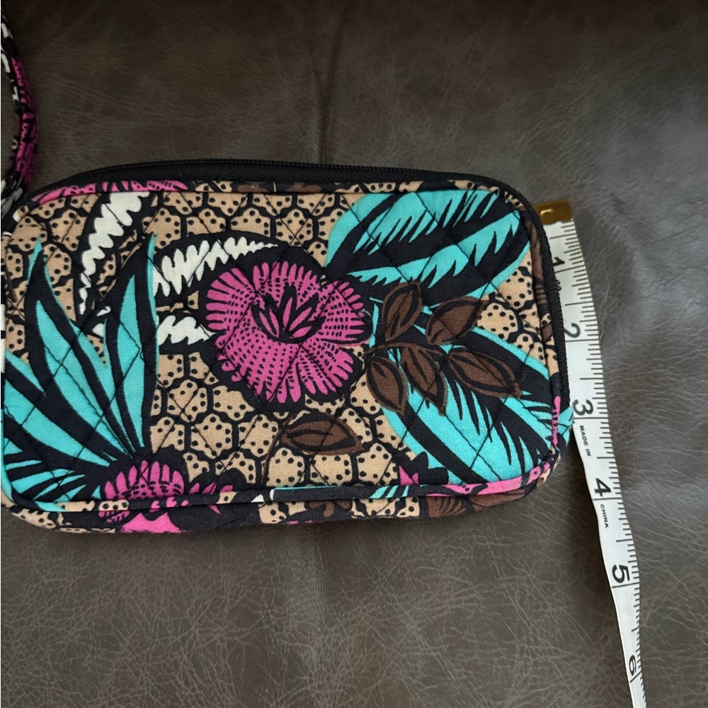 Vera Bradley Floral Zip Wristlet - Picture 5 of 6